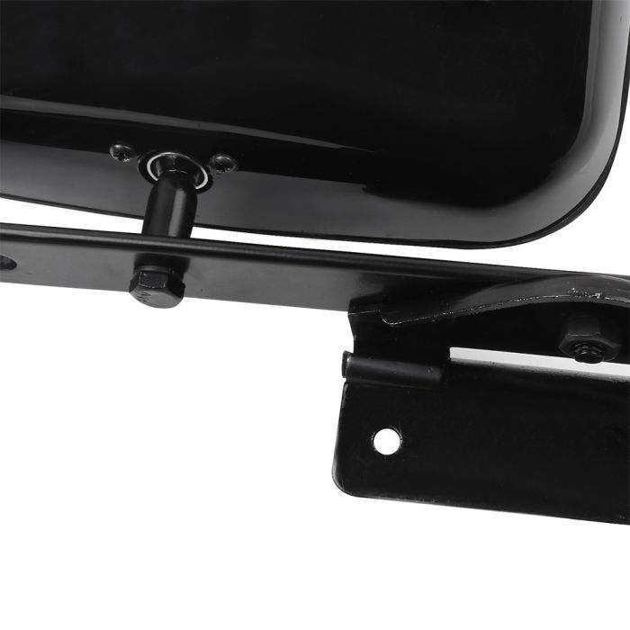 Side View Manual Mirrors For 80-96 Ford F150 83-92 Ford Ranger Black Pair Set