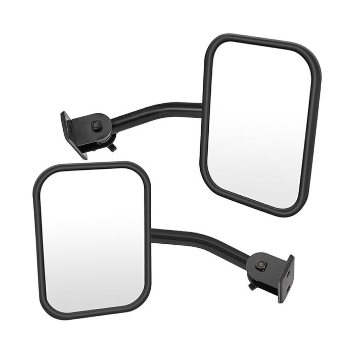 Side View Mirrors For 97-17 Jeep Wrangler 2018 JK Manual Fold LH & RH Pair Set
