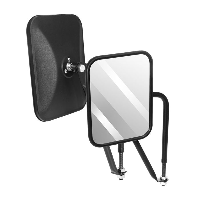 Side View Mirrors For 1997-2017 Jeep Wrangler Black Manual Adjusted LH & RH