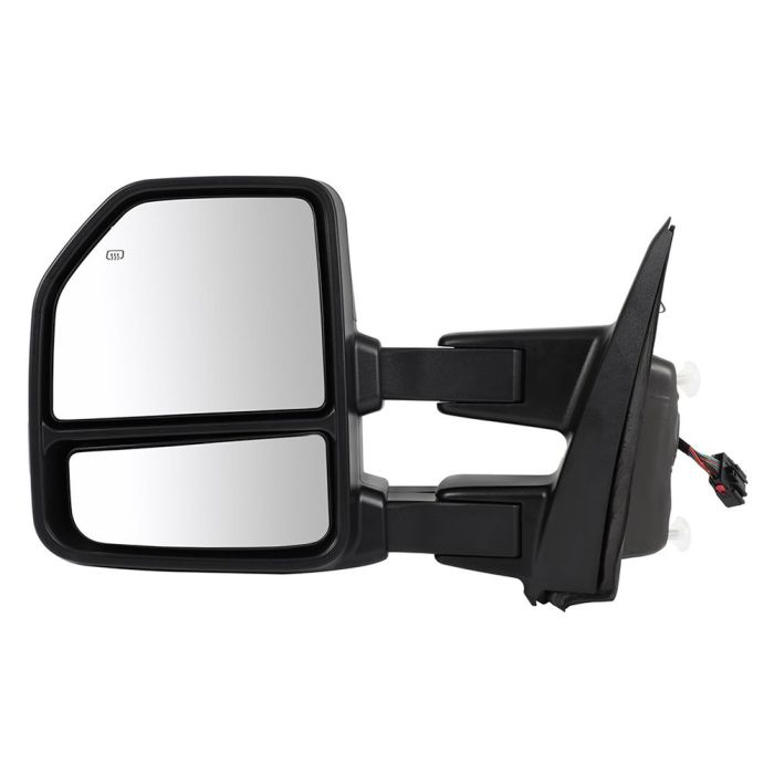 Tow Mirrors Pair for 2015-2020 Ford F150 22PIN to 8PIN Power Heated Turn Signal Puddle Temp Sensor 