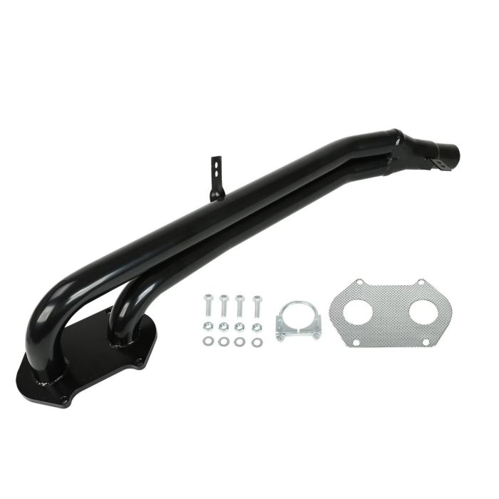 Stainless Black Exhaust Header for 1979-1985 Mazda RX7 RX-7 SA FB 1.1L 12A 