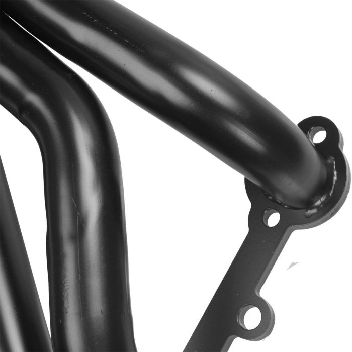 1963-1982 Chevy Chevrolet Corvette 5.7L V8 Long Tube Exhaust Header Black 