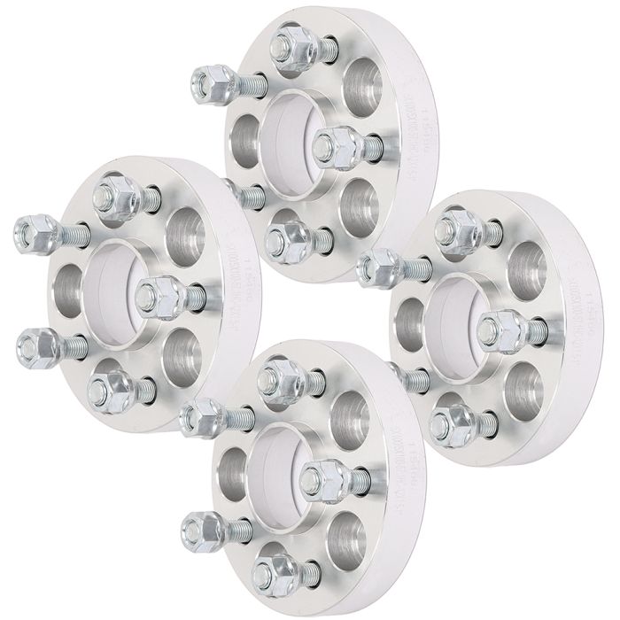 1 inch 5x100 5 Lug Wheel Spacers(57.1mm Bore, 12x1.5 Studs) for 1982-2005 Chevrolet Cavalier - 4PCS