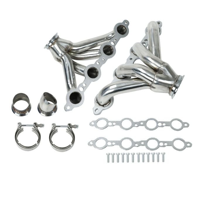 1923-1967 Chevy Chevrolet LS Universal Swap LS1 LS2 LS3 LS6 Shorty Stainless Exhaust Header 