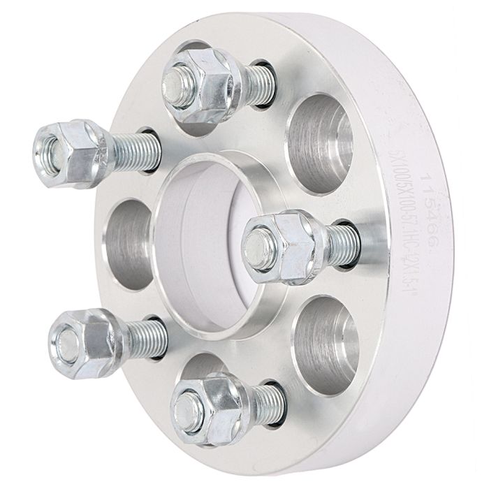 1 inch 5x100 5 Lug Wheel Spacers(57.1mm Bore, 12x1.5 Studs) for 1982-2005 Chevrolet Cavalier - 4PCS