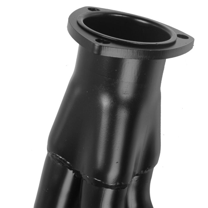 1963-1982 Chevy Chevrolet Corvette 5.7L V8 Long Tube Exhaust Header Black 