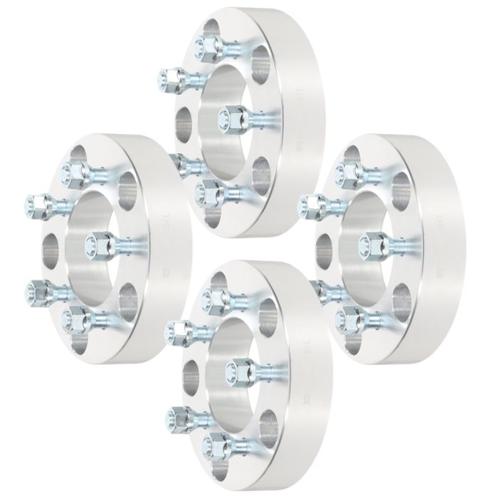 4Pcs 1.5 inches 5x5.5 to 5x4.5 5 Lug Wheel Spacers For 05-08 Dodge Dakota 03-08 Ford E150