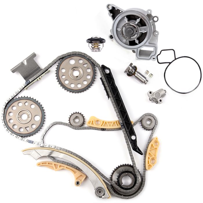 04-05 Chevrolet Classic 04-08 Chevrolet Malibu Timing Chain Coolant Thermostat Housing Water Pump Kit ( TK10422 )