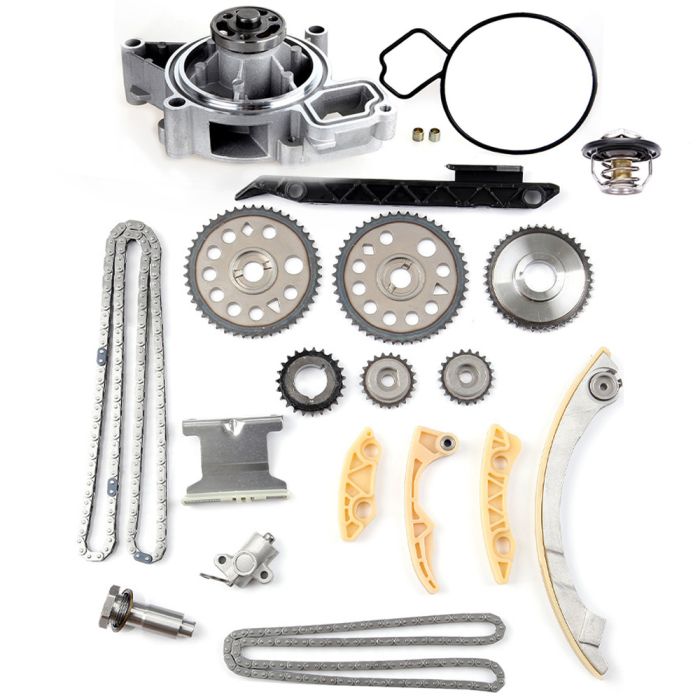 04-05 Chevrolet Classic 04-08 Chevrolet Malibu Timing Chain Coolant Thermostat Housing Water Pump Kit ( TK10422 )