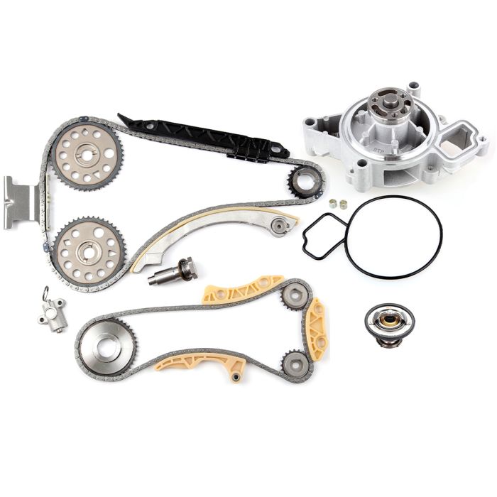 04-05 Chevrolet Classic 04-08 Chevrolet Malibu Timing Chain Coolant Thermostat Housing Water Pump Kit ( TK10422 )