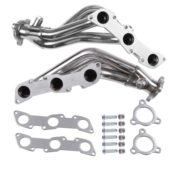 1999-2004 Nissan Frontier 1998-2000 Pathfinder 2001-2004 Xterra V6 3.3L Racing Header Exhaust Manifold