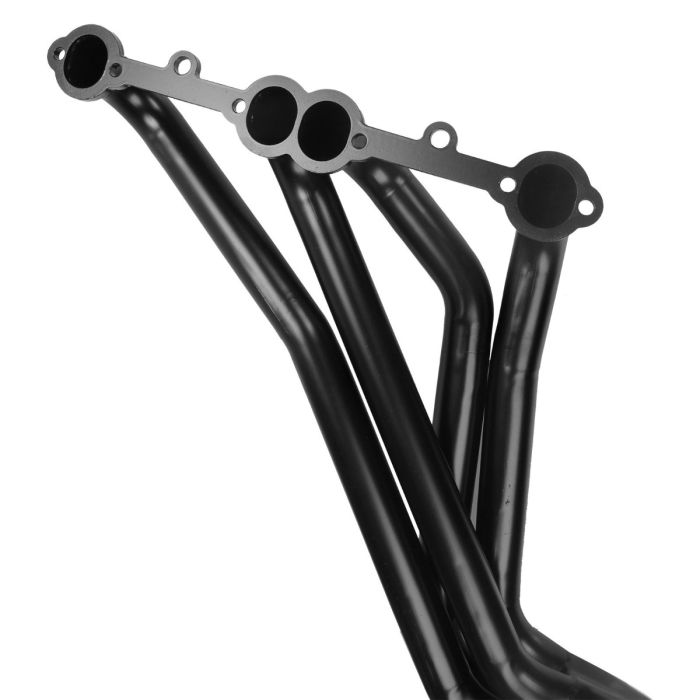 1963-1982 Chevy Chevrolet Corvette 5.7L V8 Long Tube Exhaust Header Black 