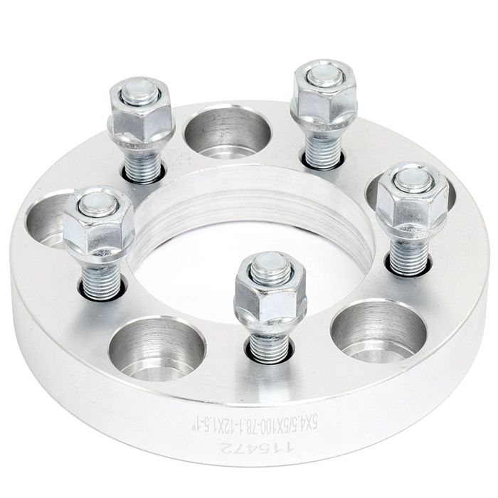 4Pcs 1 inch 5x4.5 to 5x100 5 Lug Wheel Spacers For 01-10 Chrysler PT Cruiser 96-06 Dodge Stratus