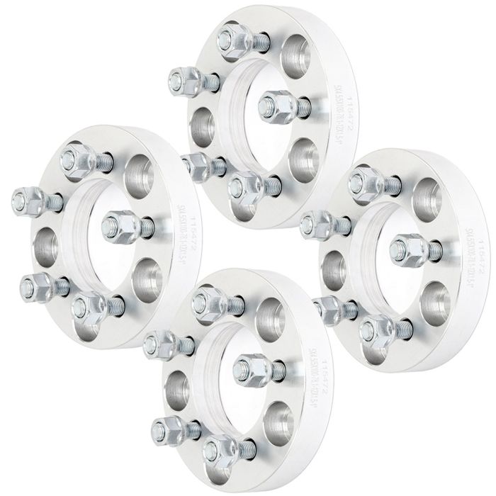 4Pcs 1 inch 5x4.5 to 5x100 5 Lug Wheel Spacers For 01-10 Chrysler PT Cruiser 96-06 Dodge Stratus