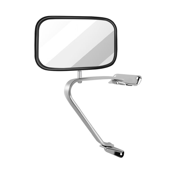 Side View Mirror For 80-96 Ford F150 83-92 Ford Ranger Manual Mirrors Chrome Steel