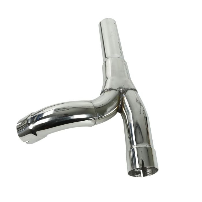 Long Tube Exhaust Header with Y-Pipe for 14-17 Chevy GMC Silverado Sierra 5.3L 6.2L V8