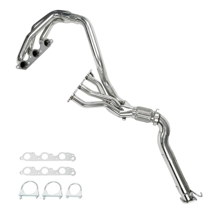 Exhaust Header Kit for 1997-2005 Buick Regal Chevy Impala Pontiac Grand Prix 3.8L V6 Supercharger 