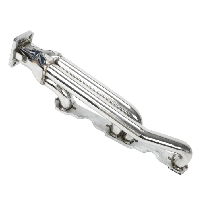 Twin Turbo Exhaust Header for 1982-1992 Chevy Camaro Trans Am Firebird 350 305 Small Block SBC T3 V8