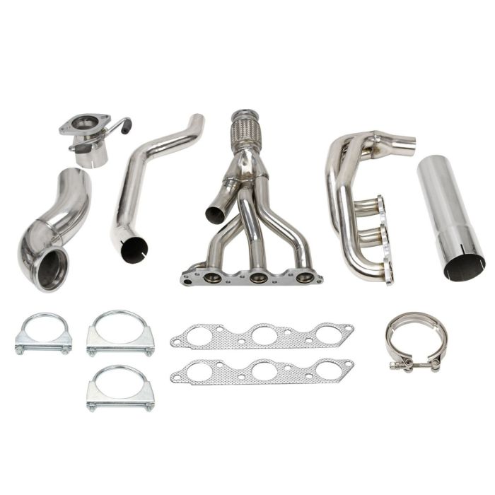 Exhaust Header Kit for 1997-2005 Buick Regal Chevy Impala Pontiac Grand Prix 3.8L V6 Supercharger 