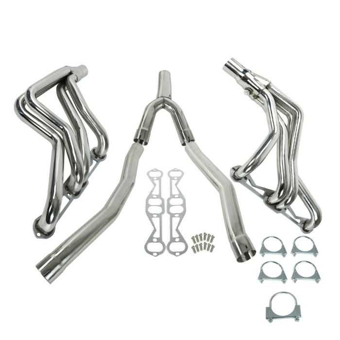 1982-1992 Chevy Camaro Pontiac Firebird 5.0L 5.7L V8 Exhaust Header with Y-Pipe Kit 