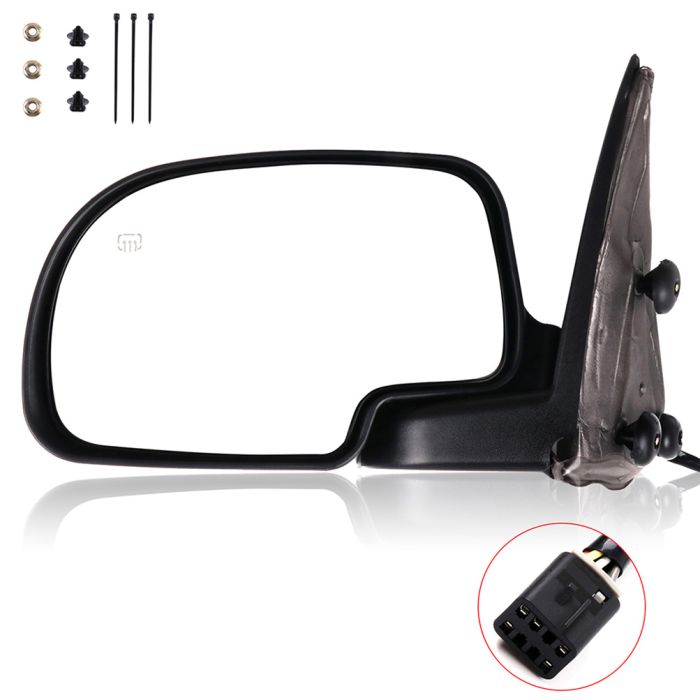 01-02 GMC Sierra 1500 HD 00-02 GMC Yukon Power Memory Heated Towing Mirror