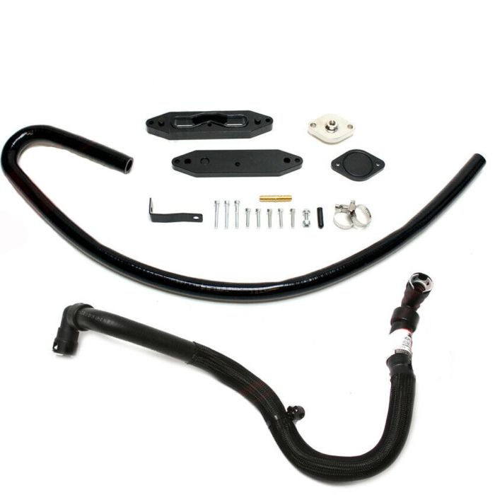 2015 2016 Ford Powerstroke F250 F350 F450 F550 6.7L EGR Delete Kit with Radiating pipe