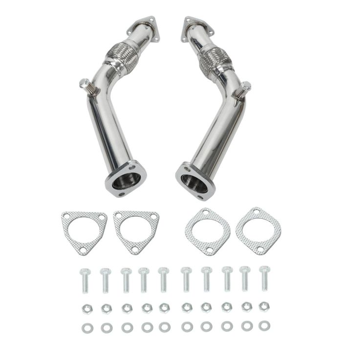 Non Resonated Downpipe Flex Catless Exhaust for Nissan 350z 3.5L V6 2003-2006