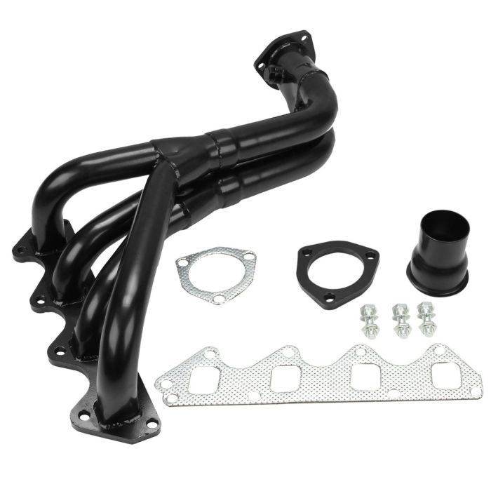 1989-1995 Suzuki Samurai Sidekick/Geo Tracker L4 1.3L 1.6L Black Exhaust Header 