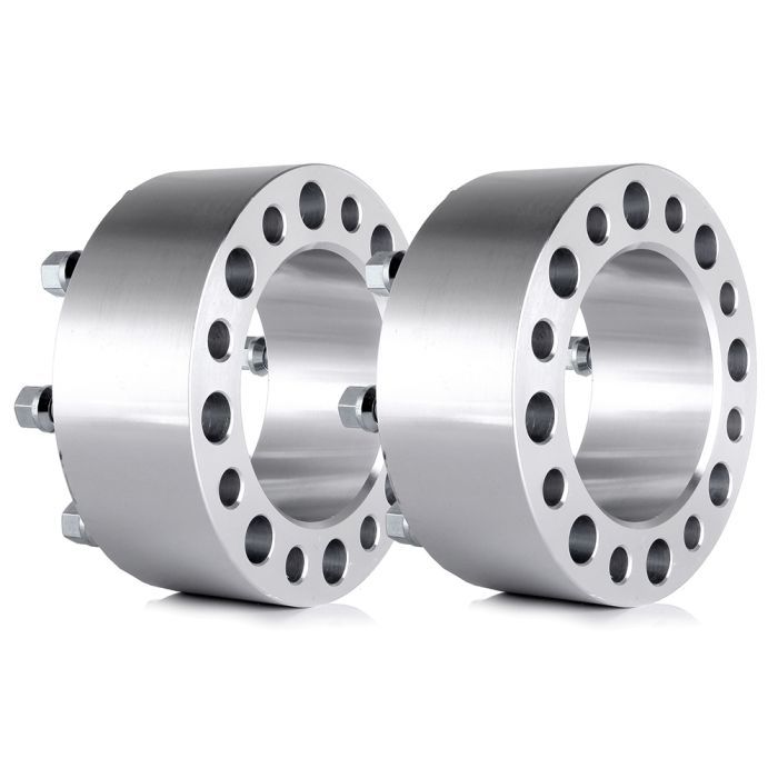 2Pcs 3 inch 8x6.5 8 Lug For 1994-2010 Dodge Ram 2500 3500 1990-1996 Ford F250 F350 Wheel Spacers Adapters