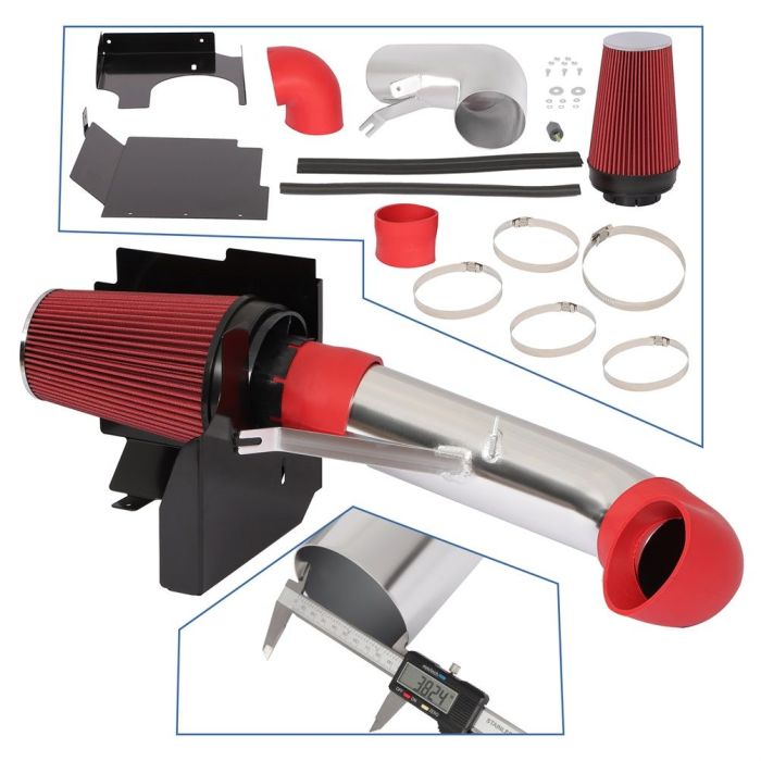 99-06 Chevrolet Silverado GMC Sierra 1500 Cold Air Intake With Heat Shield Kit