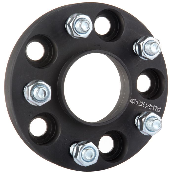 4Pcs 20mm Thick 5x114.3 Hubcentric Black Wheel Spacers Fits 2003-2005 Dodge Stratus 2020-2022 Genesis G70